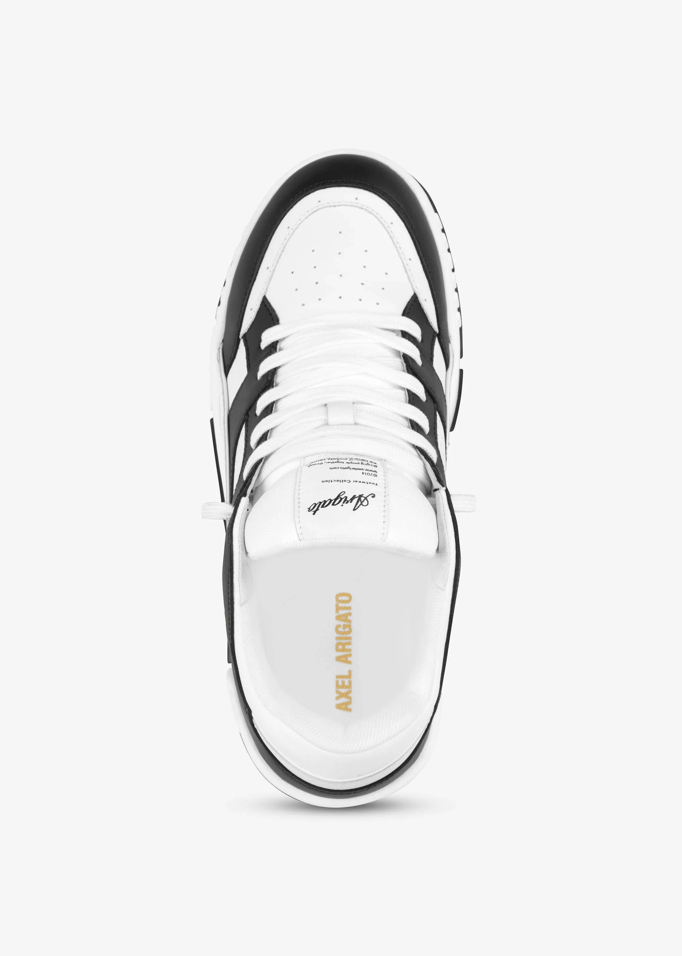 Area Lo Sneaker White/Black Leather
