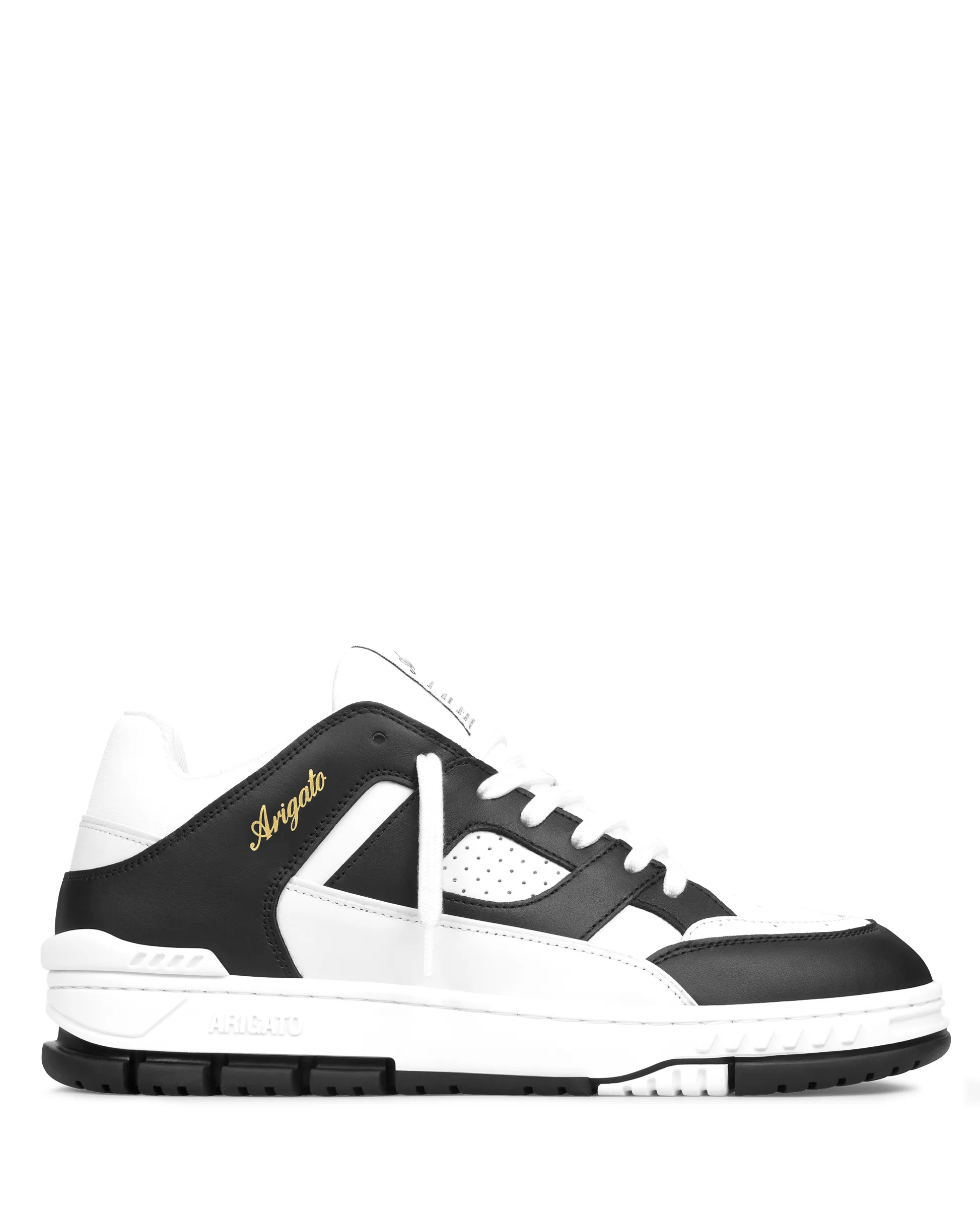 Area Lo Sneaker White/Black Leather