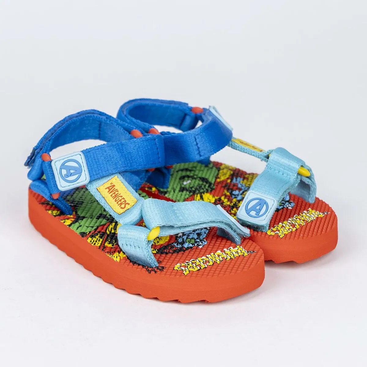 Avengers-Inspired Blue Children's Sandals