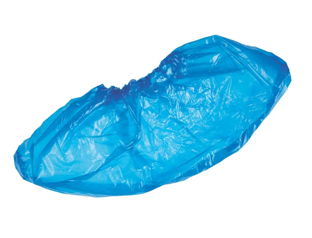 Disposable Overshoes Blue Size One Size Fits All 100 Pack