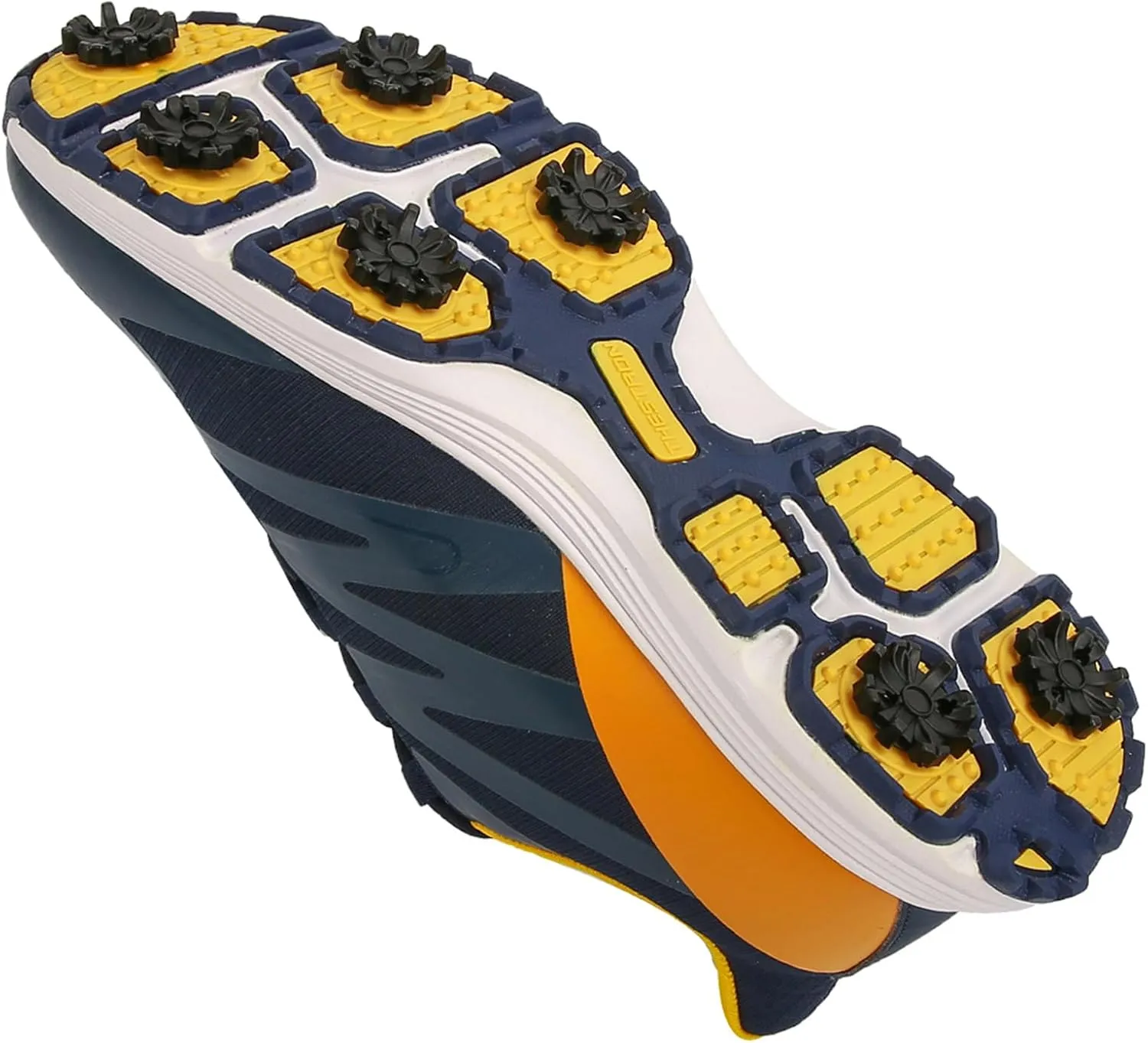 JiuQing Spikes Golf Shoes Men Professional Golfing Trainers Breathable Lightweight Outdoor Anti Slip Footwear