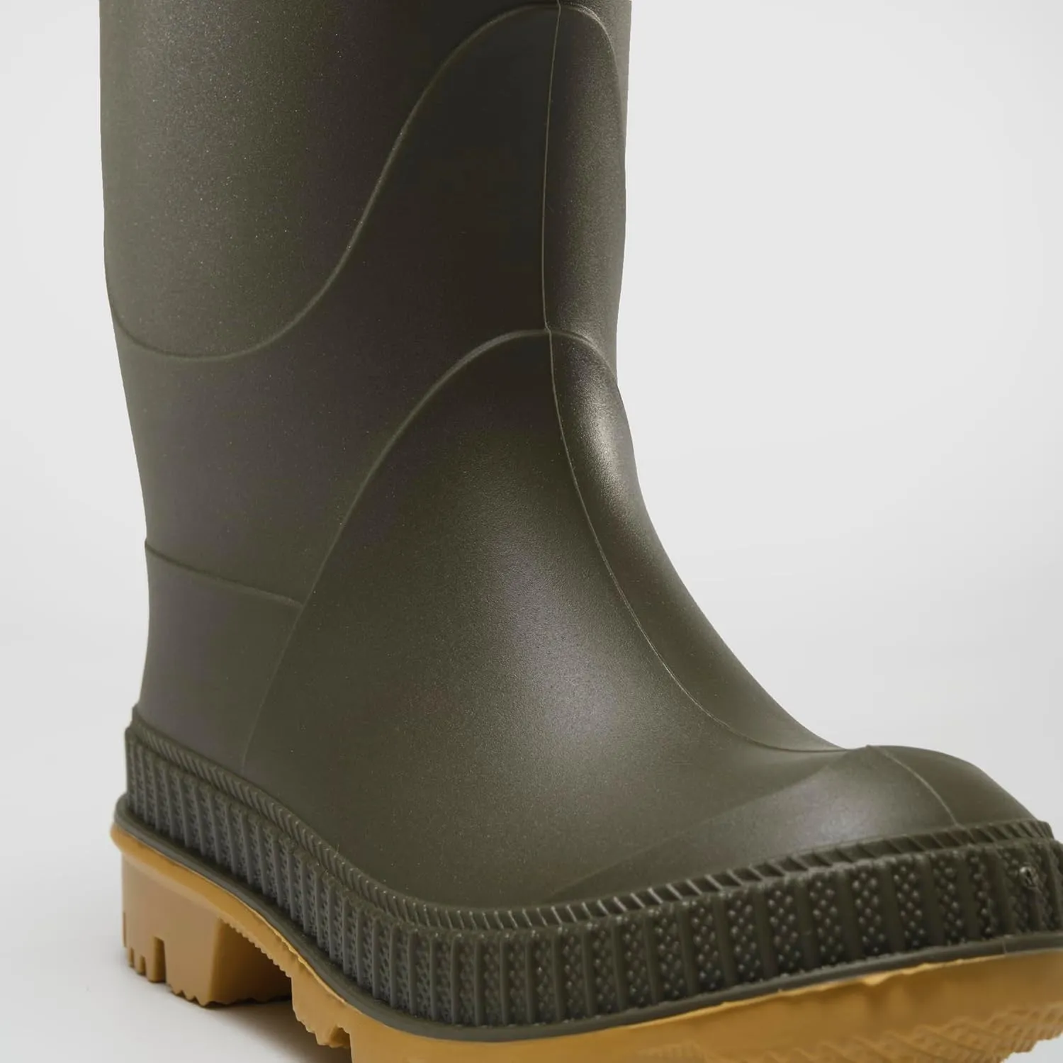 Kamik Kids Stomp Waterproof Rain Boots,Olive,