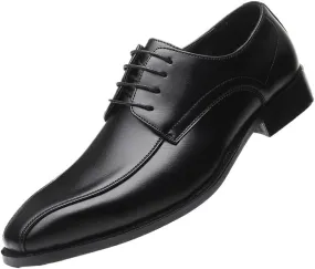 Men's Dress Shoes Mens Leather Formal Classic Business Oxford Shoes Casual Wedding Derby Shoes(10)