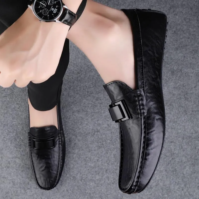 Mens Slip-On Dress Shoes Men's Fashion Classic Oxford Shoes Comfortable Wedding Business Office Loafers Shoes for Men