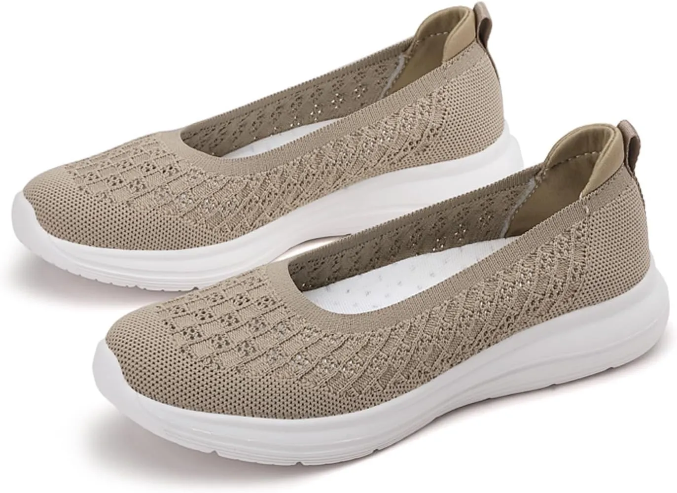 Women Casual Shoes Fashionable New Pattern Simple and Solid Color Flat Bottom Women Shoes Platform Wedge Heels Casual